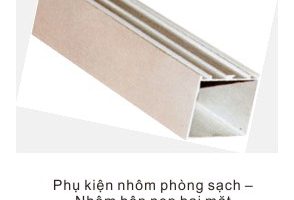 Nhôm hộp nẹp 2 mặt