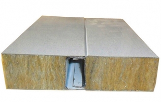 TẤM VÁCH PANEL BÔNG KHOÁNG ( ROCKWOOL) DÀY 50 MM