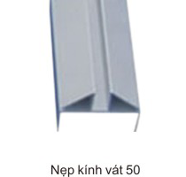 Nẹp kính vát 50